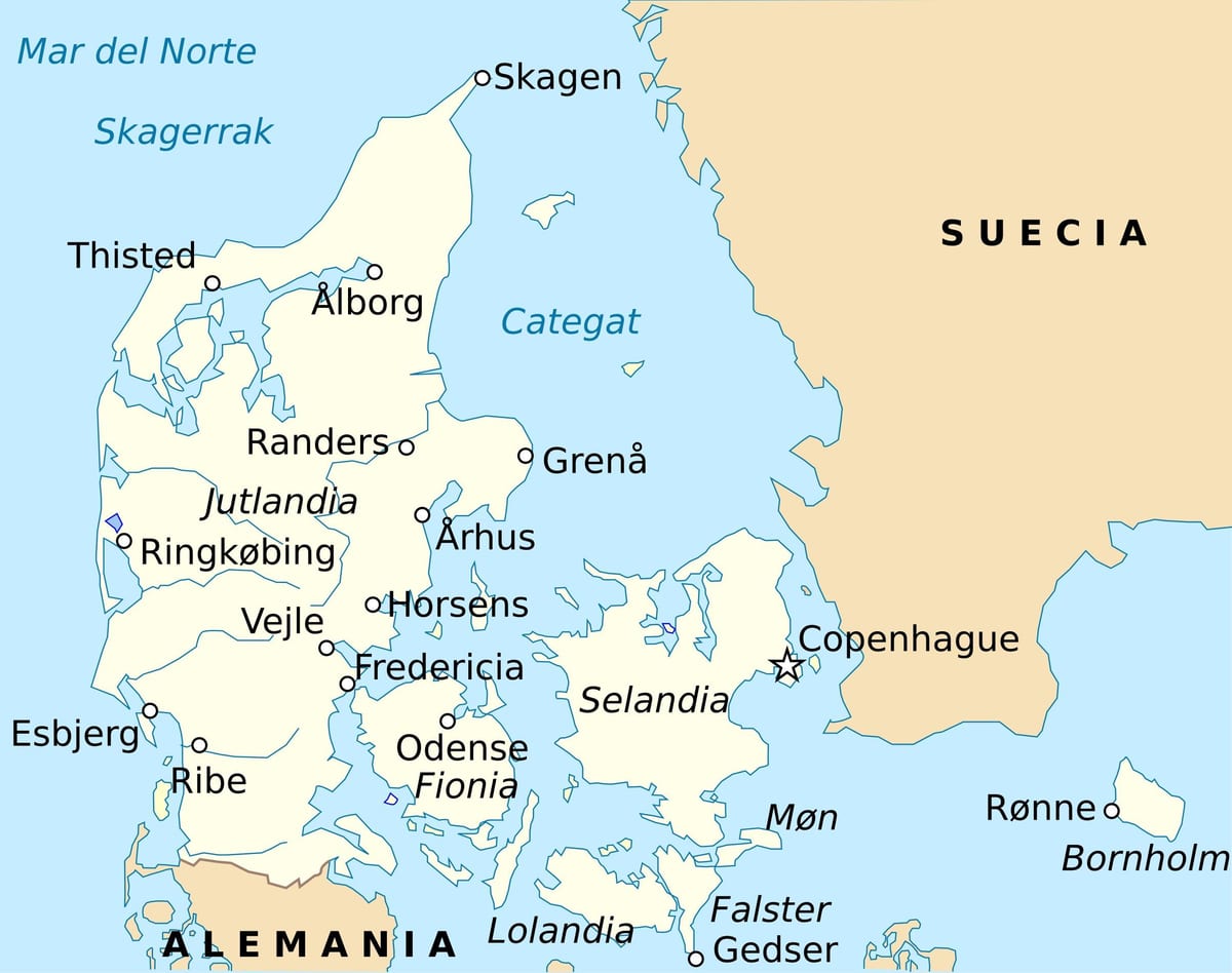 ನಕ್ಷೆ fredericia ಡೆನ್ಮಾರ್ಕ್