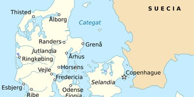 ನಕ್ಷೆ fredericia ಡೆನ್ಮಾರ್ಕ್